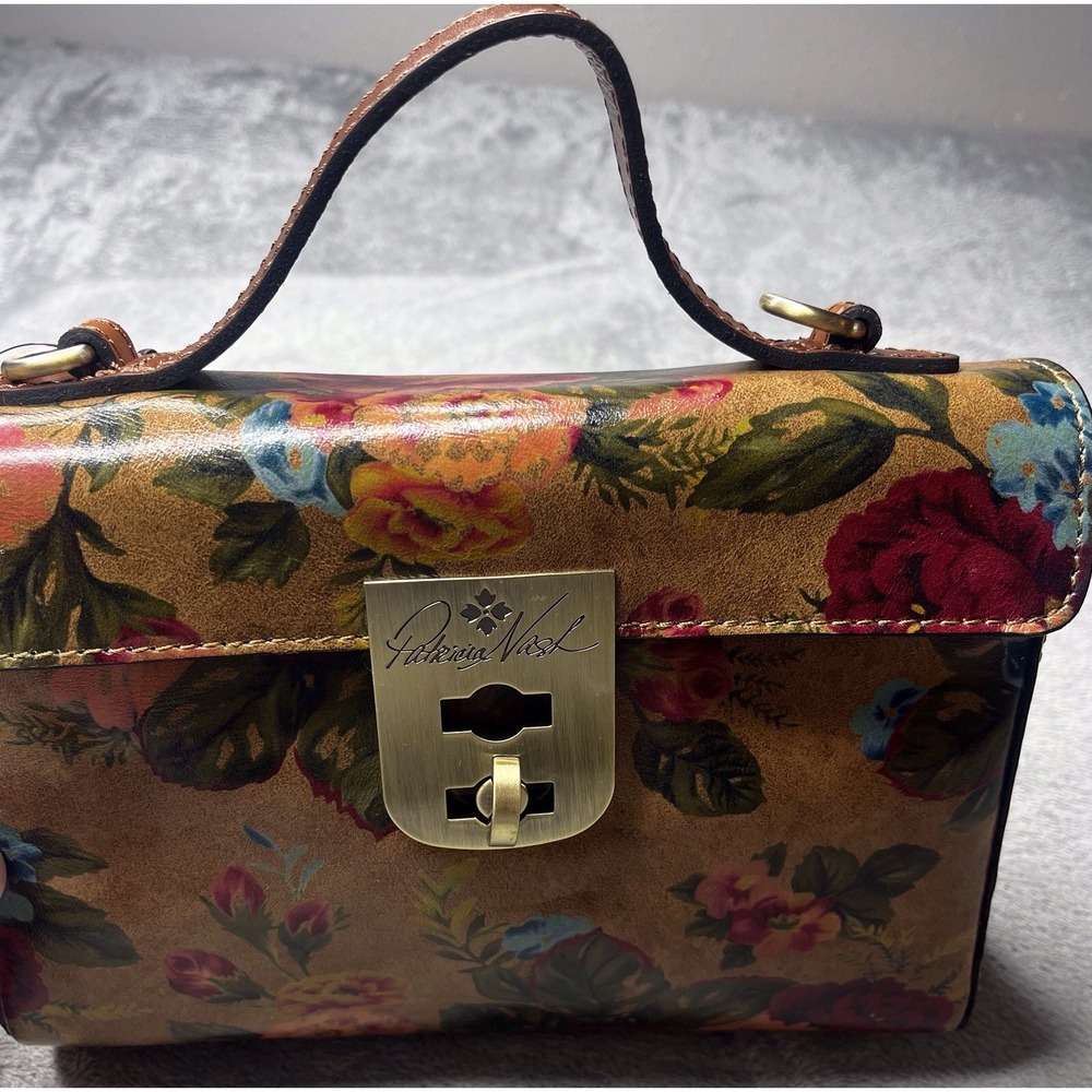 PATRICIA NASH CARISBROOKE SATCHEL CROSSBODY VINTAGE VICTORIAN GARDEN NWT $ 199.